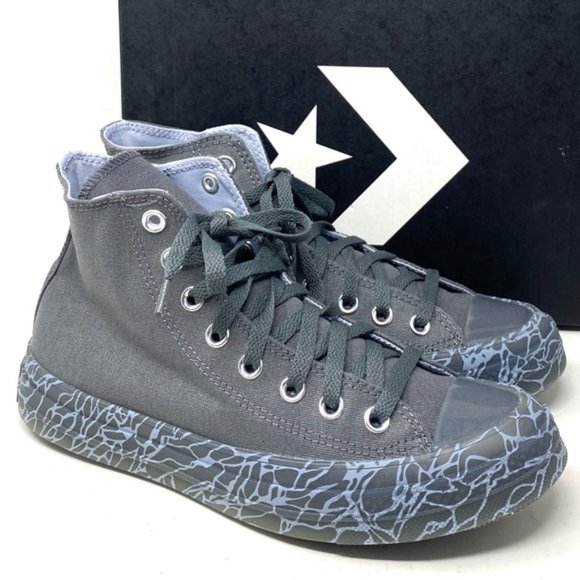 Converse CTAS CX High Top Sneakers Iron Gray For Women's Canvas Shoes A03236C - Picture 4 of 11